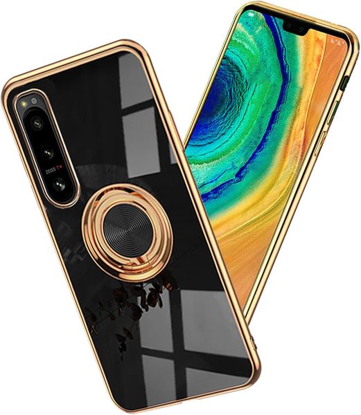 Electroplating Ring Holder Phone Case Compatible With Google Pixel 9 Pro XL