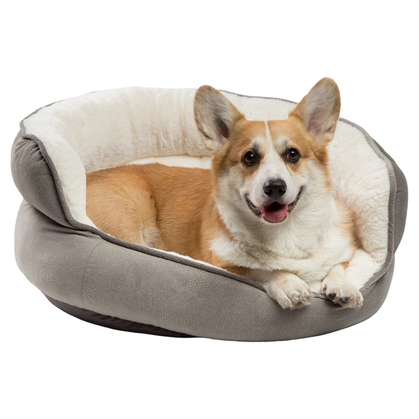 Best Friends by Sheri Throne Pet Bed Grey Mini