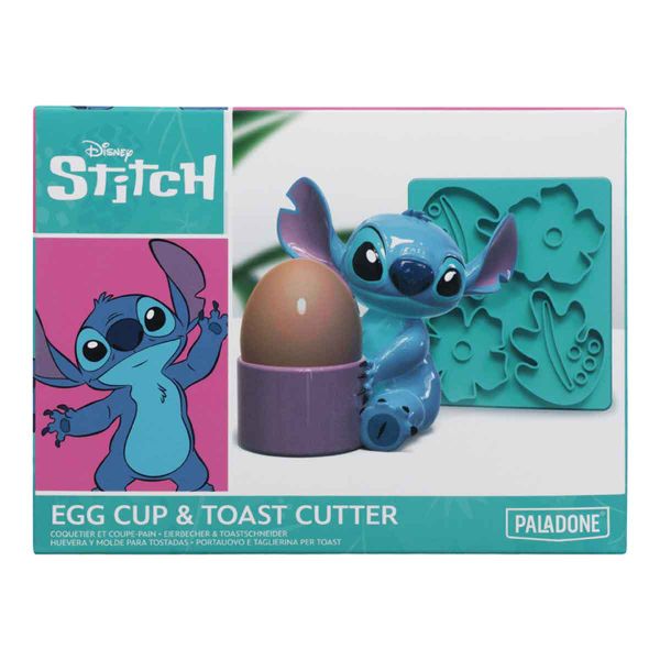 Stitch Egg Cup and Toast Cutter Set