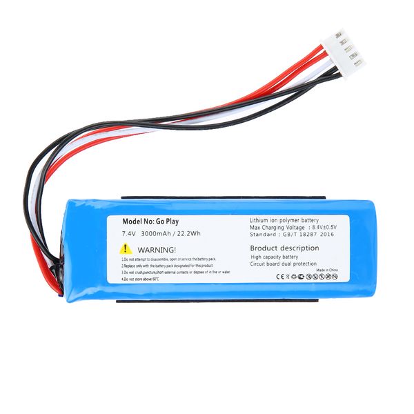 7.4V 3000mAh/22.22Wh Rechargeable Lithium Replacement Battery for Kardon Go Play Speaker