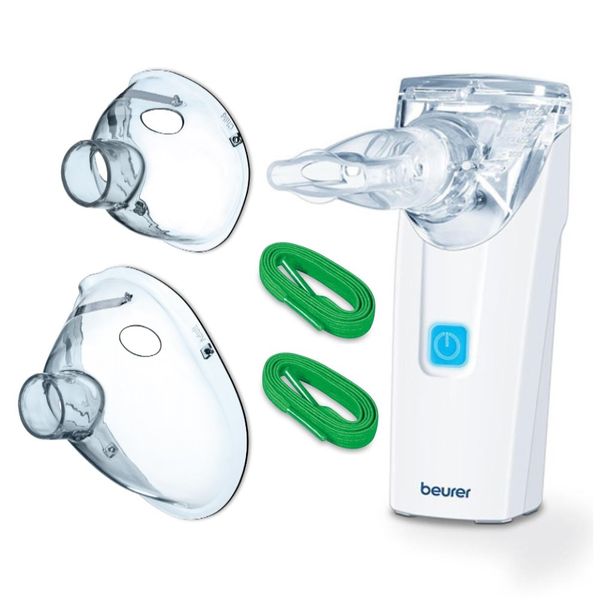Beurer Nebuliser: Adult, Child &amp; Travel Friendly. Battery &amp; Mains Use IH 55