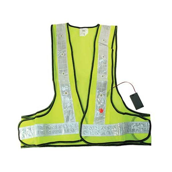 Yellow Reflective Safety Vest With Reflective Tape (5cm)