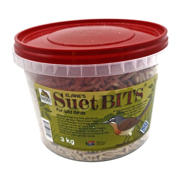 Elaine's BirdingSuet Bits Wild Bird Feed - 3Kgs