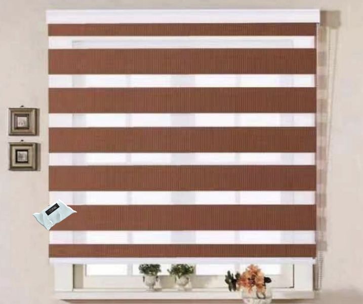 Mordern Readymade Quality Roller Blind – Textured White &amp; IYWA Tieback