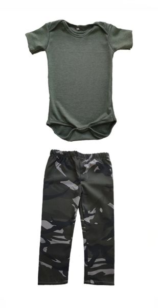 Toddler Camo 2 Piece Clothing Set - Green 18 - 24 Months