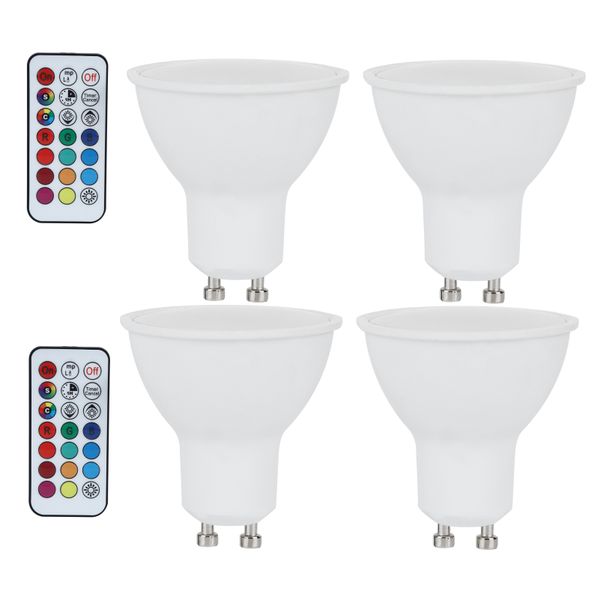 3W RGB GU10 LED Spotlight Remote