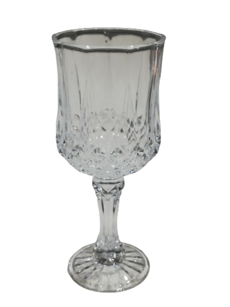 Wine Glasses 6 Piece 200ml Cut-Glass RVT351