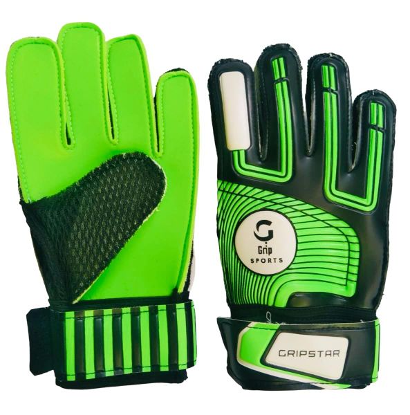 Rt-Kids-2132 GRN Goal Keeper Gloves (Foamy) Finger Protect (Kids)