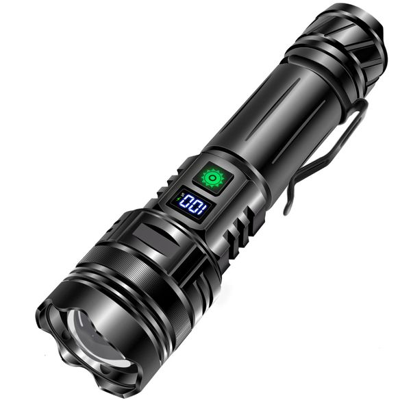 Flashlights High Lumens Rechargeable,Super Bright,5 Modes LED Flashlight