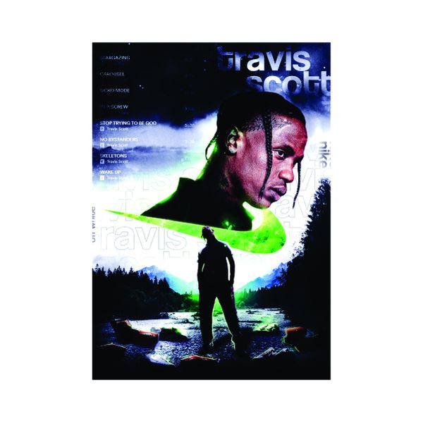 Travis Scott Green Nike - A1 Poster