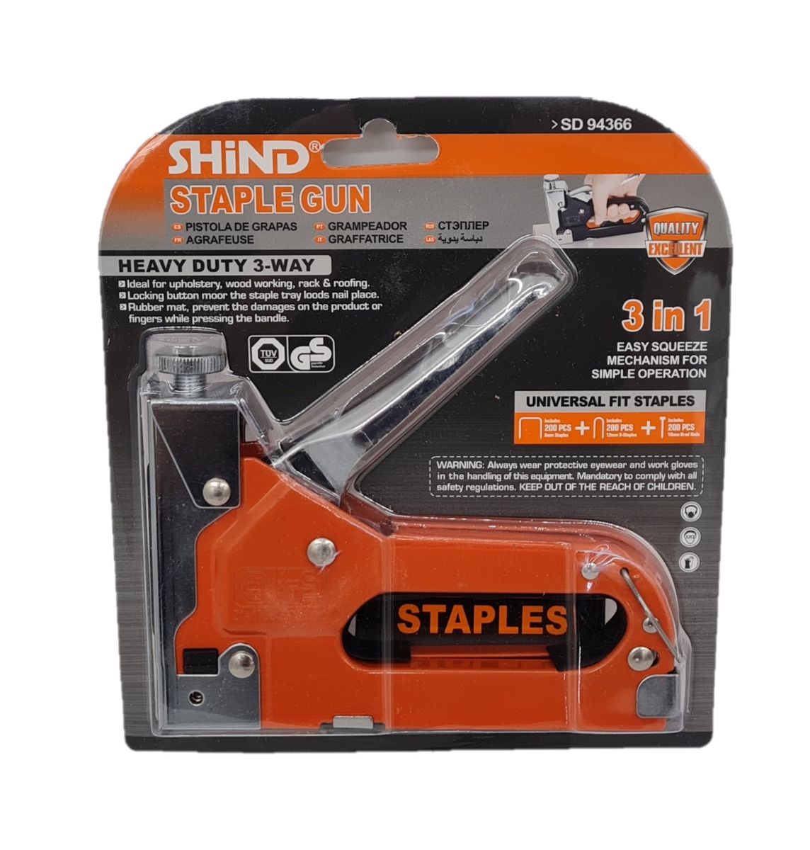 Heavy Duty Staple Gun 3 in 1 With Staples Shop Today. Get it