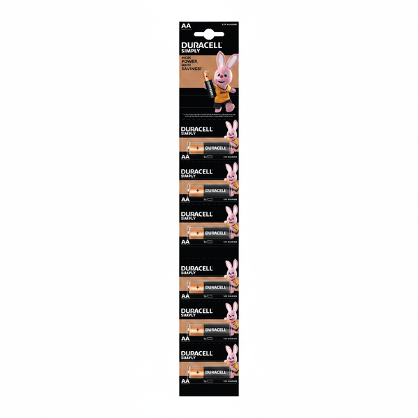 Duracell Batteries Strips 6x1 AA - 16 Piece