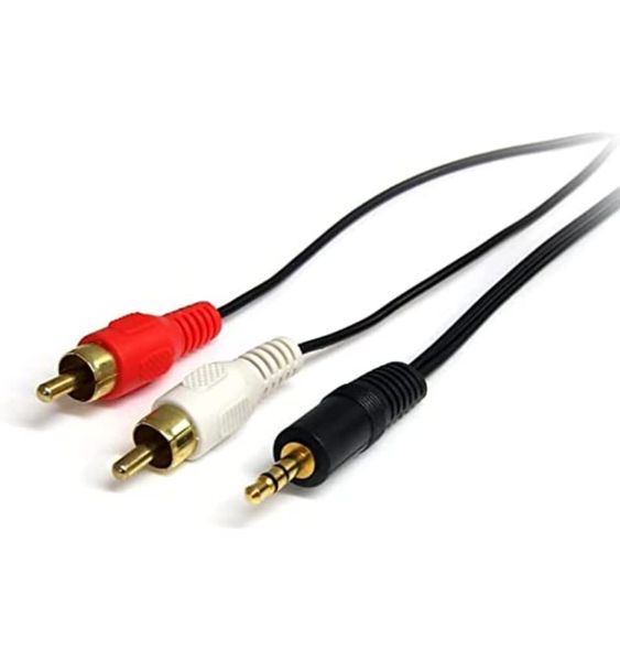 SlingTech Stereo Audio 3.5mm Male to 2x RCA Male Cable - 3m