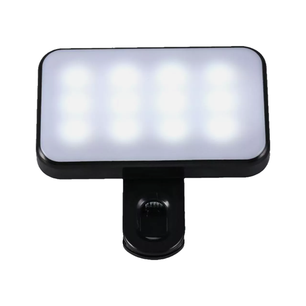 Clamp-On Fill Light for Video Lighting - Adjustable LED Lighting for Vlogs