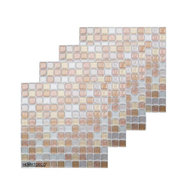 Self-Adhesive Backsplash Peel &amp; Stick Kitchen Backsplash Tile Wall Stickers