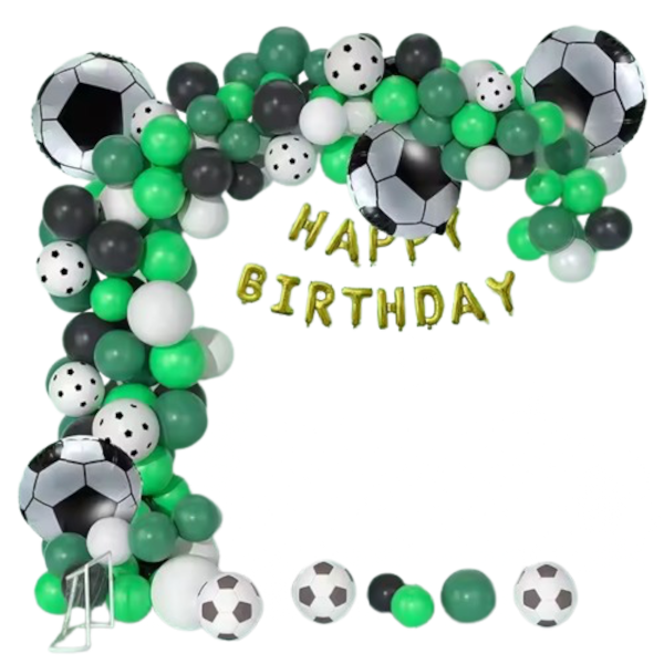 Soccer Party Balloon Garland Kit