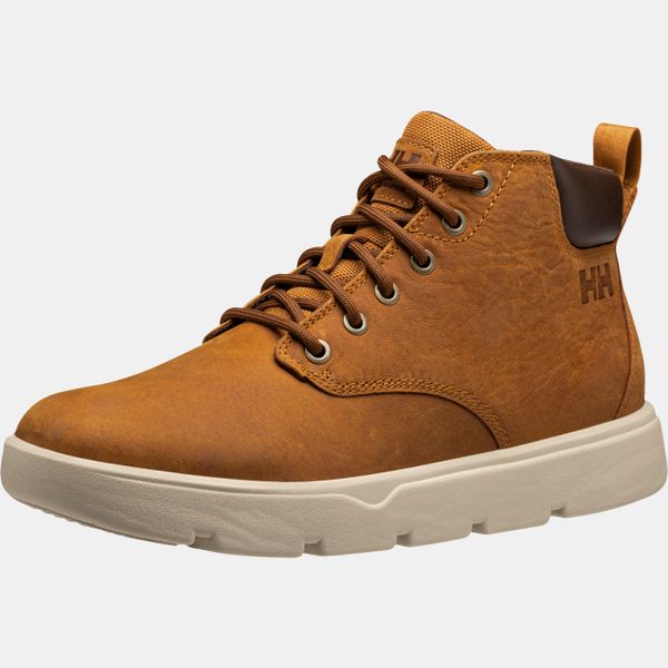 Helly Hansen Men's Pinehurst Leather Boots - Honey Wheat / Coffee Bean