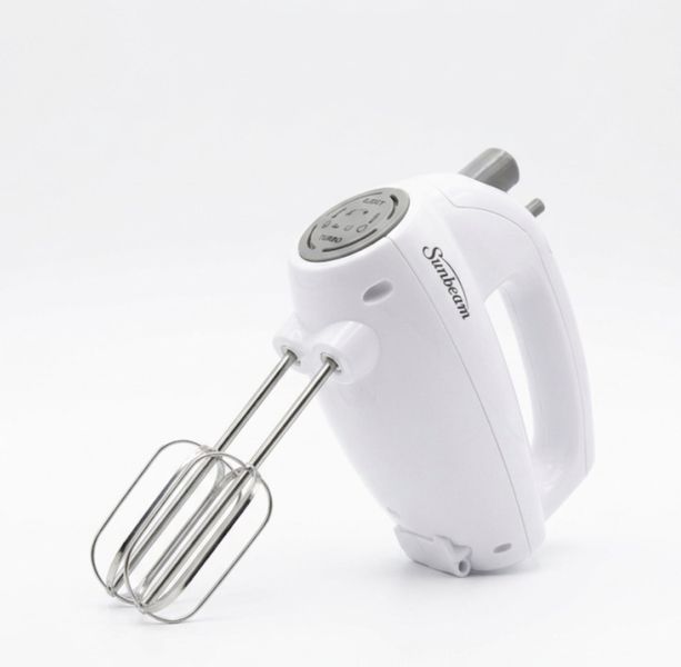 Sunbeam White Hand Mixer