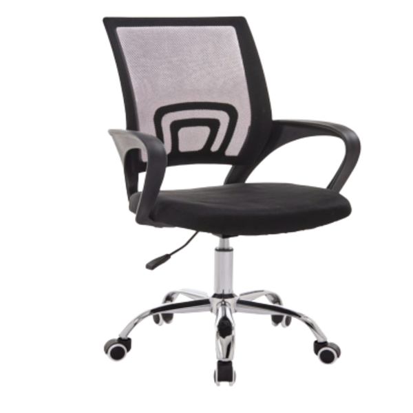 High-Back Breathable Mesh Desk Chair - Work Chair with Lumbar Support