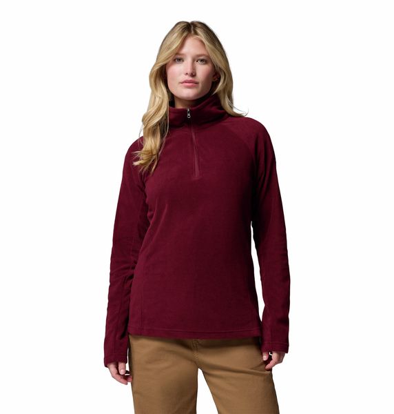 Columbia Women's Glacial IV Half Zip Fleece Jacket Rich Wine