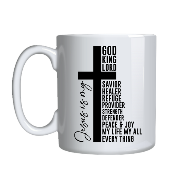 Jesus is my God Christian Theme Birthday Christmas Gift Cup Mug 402