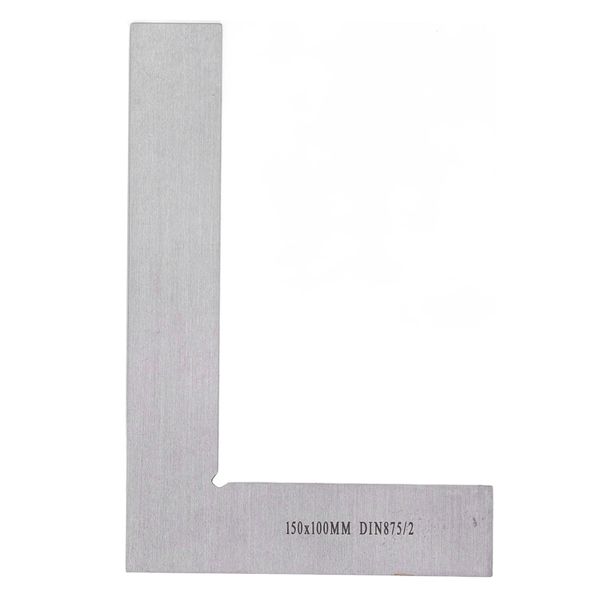 150×100 mm L-Shaped Metal Right-Angle Ruler
