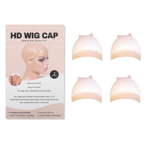 4Pieces Invisible High Elasticity Breathable Non Stuffy Wig Mesh Cap