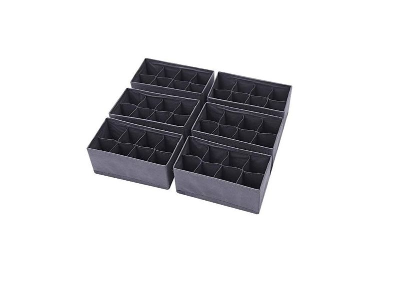Non - Woven 8 pockets Partition Drawer 6 Pieces
