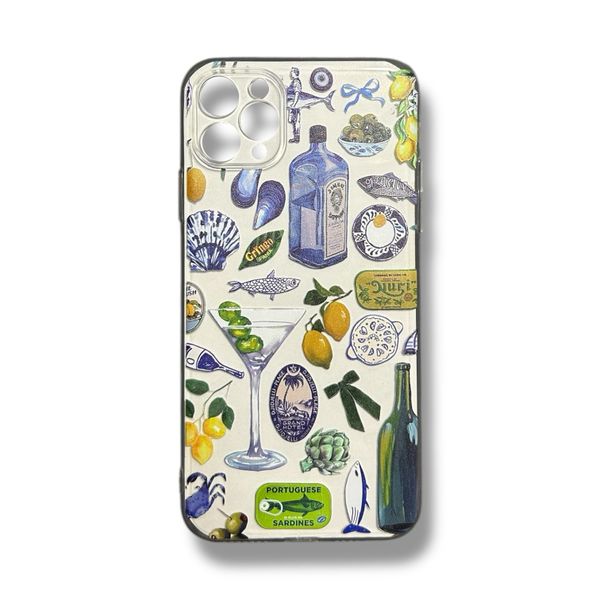 Mediterranean Market - Summer Vibes Clear Silicon Protective Case