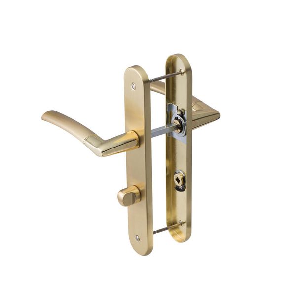 Plates CD Eina 195mm, Zamak/ Steel - Light Gold Finishing