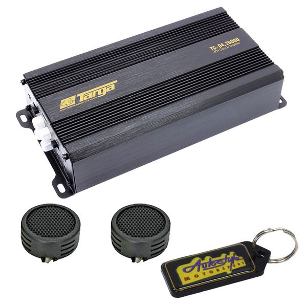 Targa TG-D4.26000 Compact 220RMS x 4 4-Channel Amplifier