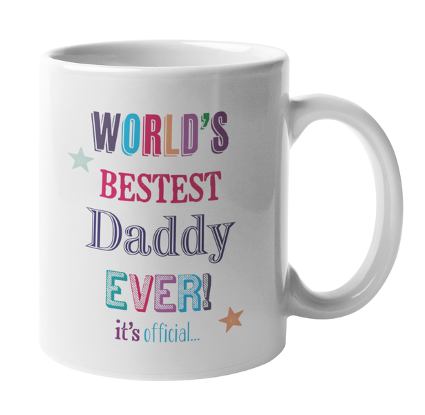 Fathers Day Caligraphy Colour Mug v5