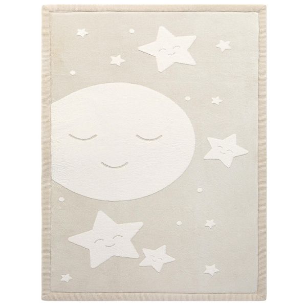 Hakuna Matte - CloudSoftRise Play Mat 3D Carpet - Moon &amp;Stars 170x120x2.5cm
