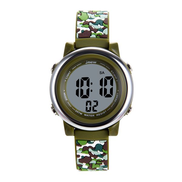 Kids Digital Snake Design Watch - Purple