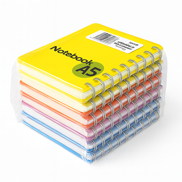 A5 Coil Notebook-80 Sheets-14.5 x 10.5cm -10 x Notebooks