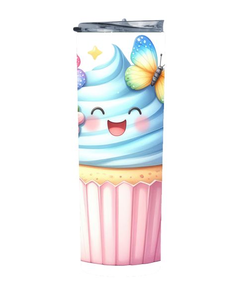 Wonderland Cupcake 20 Oz Straight Skinny Wonderland Tumbler 300