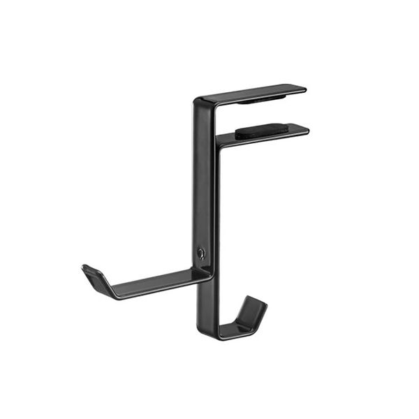 Metal Headphone Under Desk Hanger - Headset Holder - Clamp Hook - Bag Hook