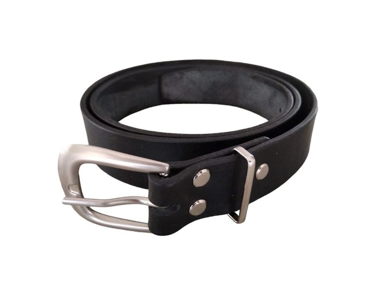 Men's 35mm Formal Pin Buckle Leather Belt
