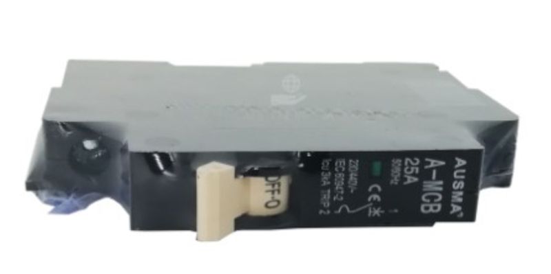 3 x Ausma Mini Rail Circuit Breaker 1p 25A