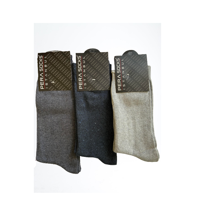 Mens Socks - High Quality 12 Pack (Cotton) - Grey Navy Grey Light Grey ...