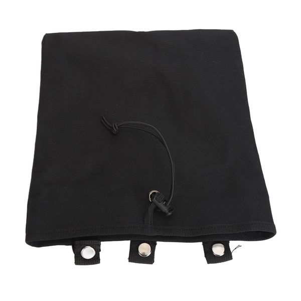 Combat Dump Pouch Large Capacity Black Oxford Cloth for Outdoor