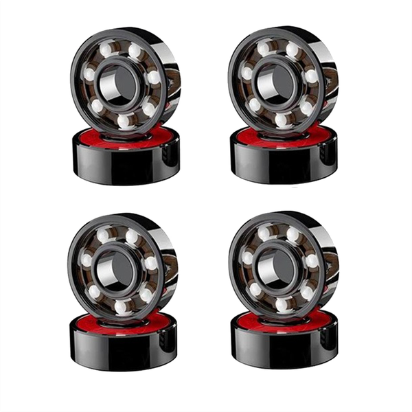 8Pcs Ceramic Bearings High Speed Wear Resistant for Skate Skateboard Wheel