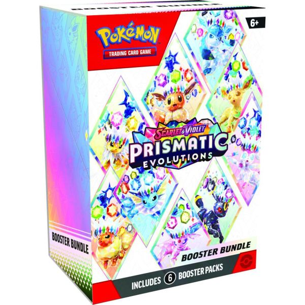 Pokemon: Scarlet &amp; Violet 8.5 Prismatic Evolutions: Booster Bundle