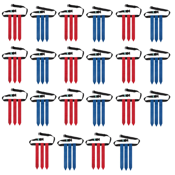 22 Pcs Flag Football Belts Adjustable Flag Football Set