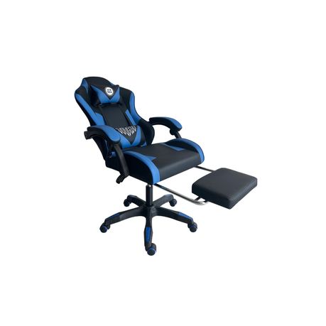 TITAN Xion BLUE edition gaming chair with lumbar support and foot rest Image