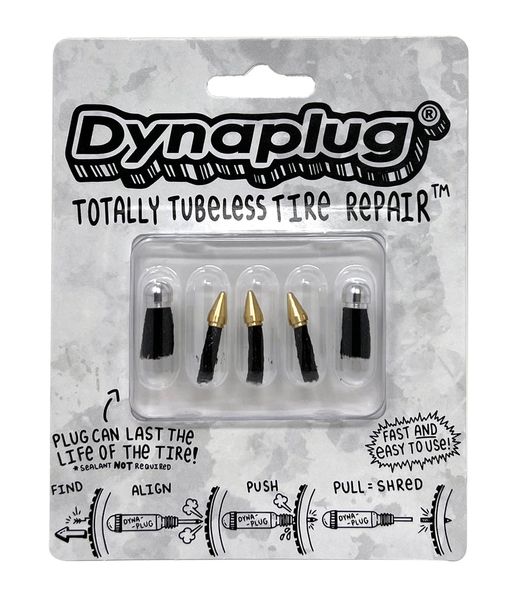 Dynaplug Tubeless Bicycle Tire Repair Plugs - Combo Pack