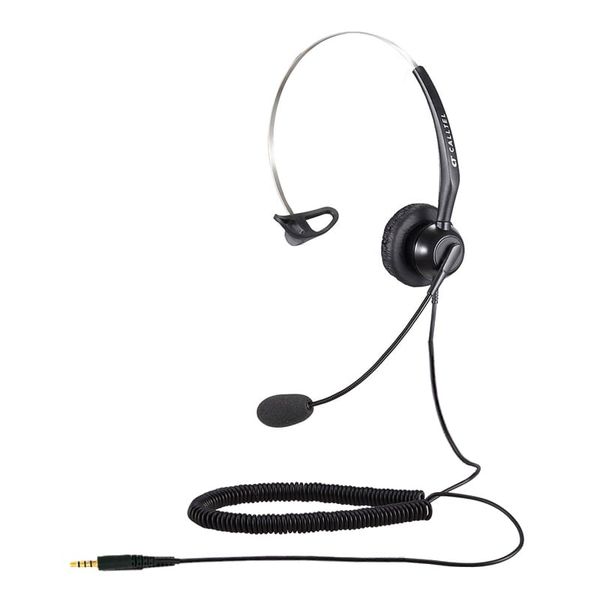 Calltel T800 Mono-Ear Noise-Cancelling Headset – Single 3.5mm Jack