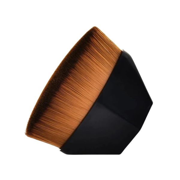 High-Density Cosmetic Foundation Brush with Soft Hair for Blending Liquid