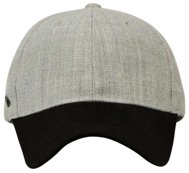 Baseball 2 Tone Cap (Grey &amp; Black image