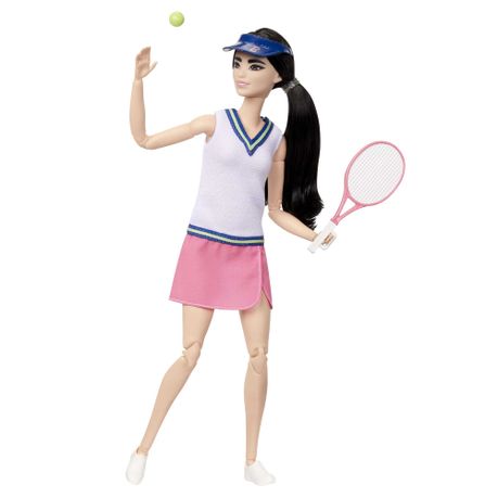 Barbie Doll & Accessories, Made to Move Career Volleyball Player Doll with  Uniform and Ball